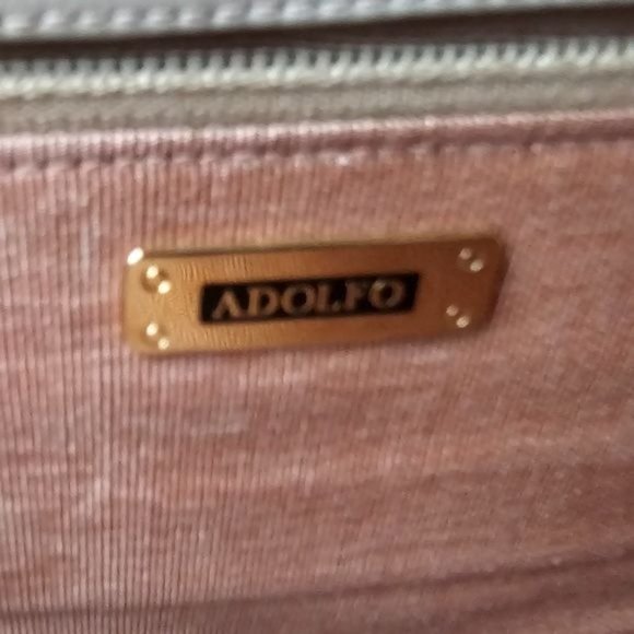 Adolfo tan leather shoulder purse - like new condition - Picture 12 of 12